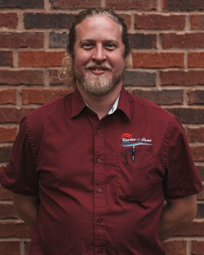 Carter & Sons HVAC employee; Ryan Given.